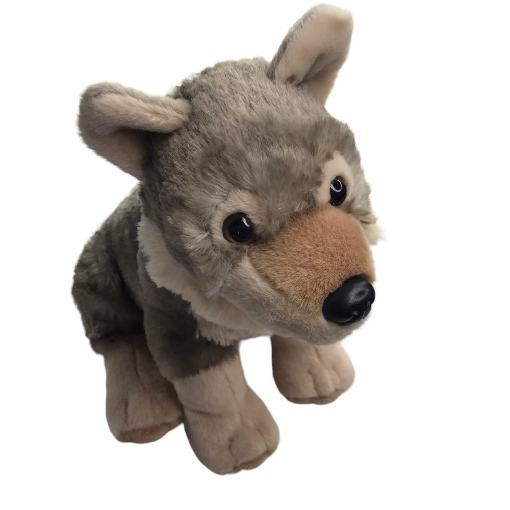 Wild Republic Wolf Timberwolf Soft Toy Plush.  Gray.  NWOT. New
